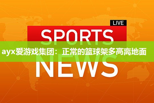 正常的篮球架多高离地面