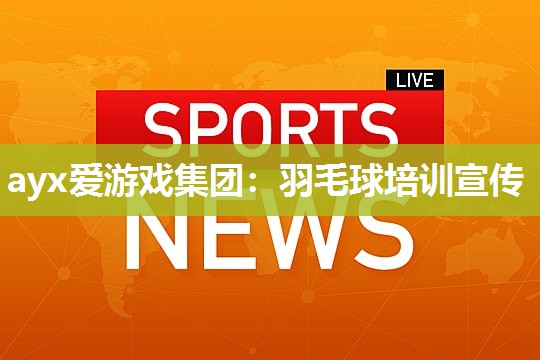 羽毛球培训宣传