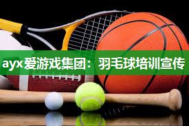 羽毛球培训宣传