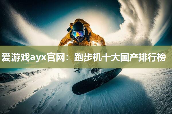 跑步机十大国产排行榜